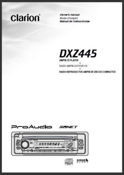 Clarion CLA-OMDXZ445