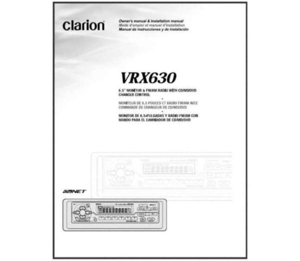 Clarion CLA-OMVRX630